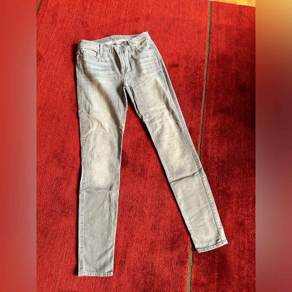 7 For All Mankind grey Gwenevere jeans size 27